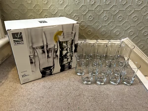 LIBBEY PENROSE  16 PIECE 10OZ HI-BALL / 17OZ COOLERS GLASSES SET MADE IN USA - Picture 1 of 22