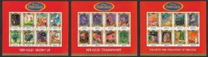 SKV)1998 GRANADA, HERCULES, 3 SOUVENIR SHEETS, DISNEY, MNH - Picture 1 of 1