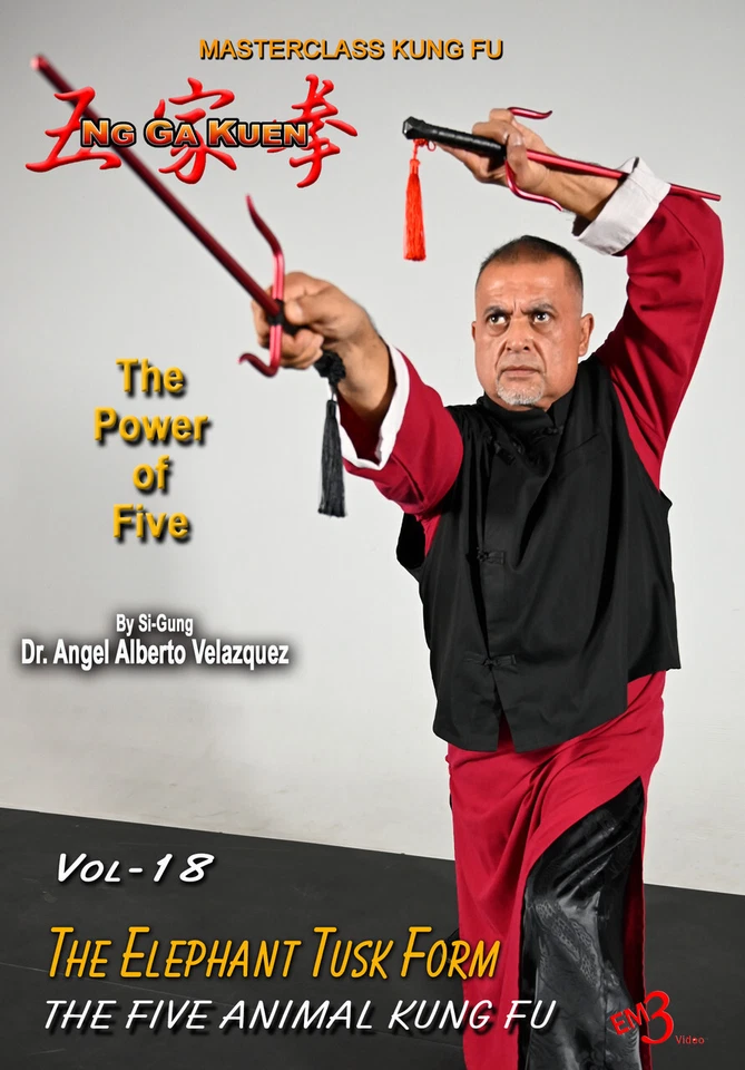 KUNG FU -Vol-18 The Elephant Tusk (Sai) Form -By Si-Gung Angel Alberto Valazques - Image 1 of 1