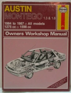 Haynes - Austin Montego 1.3 & 1.6 - 1984 Zu 1987 - Eigentümer Werkstadt Manuell - Picture 1 of 7