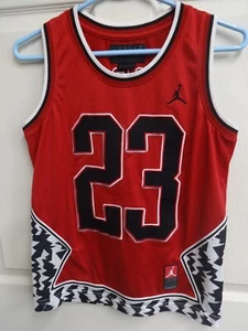 Camiseta deportiva de baloncesto vintage Jumpman Air Jordan cosida de vuelo para niños talla mediana - Imagen 1 de 7