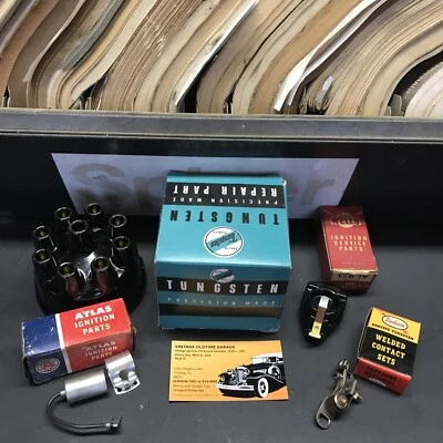 Ford 1956 distribuidor tapa tune up kit Foto 1 de 4