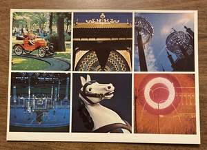 Vintage Tivoli Gardens Amusement Park Copenhagen Denmark Postcard P9i3 - Picture 1 of 12
