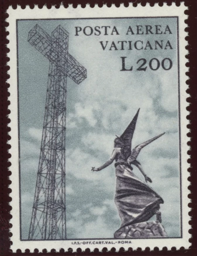 Vaticano #Mi521 MNH 1967 San Gabriel Radio Mástil Correo Aéreo [C51] Foto 1 de 1