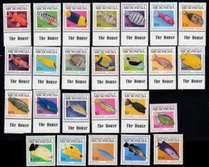 MICRONESIA= FISH (33 STAMPS) FV$28.00 mnh MARINE LIFE 𝐹𝑅𝐸𝐸 𝒮𝐻𝐼𝒫𝒫𝐼𝒩𝒢 - Picture 1 of 1