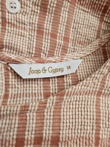joop gypsy Check Oversize Blouse Size 10 - Picture 1 of 12
