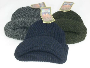 Genuine Dorfman Pacific (DPC) Beanie Hat with Brim One Size Unisex - Picture 1 of 4