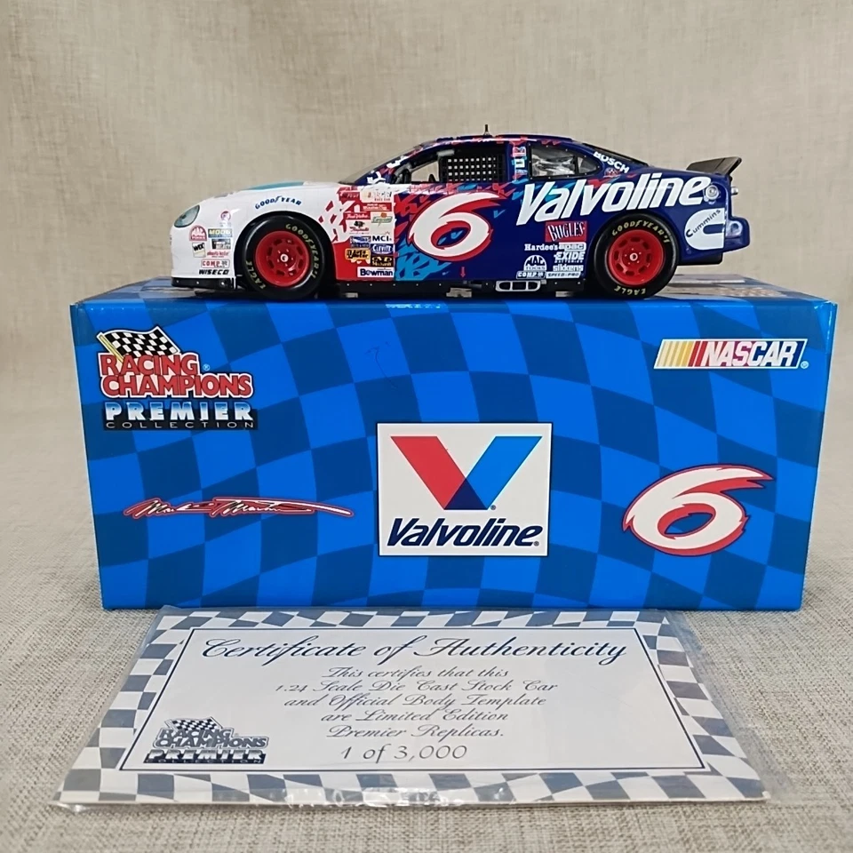 1:24 Racing Champions Premier Diecast Nascar Mark Martin #6 Valvoline Ford *LEER Foto 1 de 4