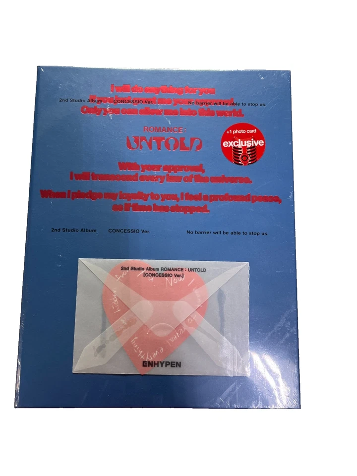 SEALED ENHYPEN ROMANCE UNTOLD 2nd Full Album CONCESSIO  Target Edition New! Foto 1 de 1