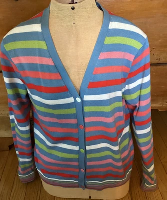 Cárdigan PENDLETON Cuello en V-Mujer Pequeño-Multicolor Rayas-Mezcla de Algodón Foto 1 de 4