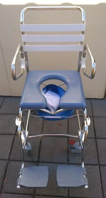 K-care mobile shower chair commode  Adult 200kg High Quality - image 1 of 4