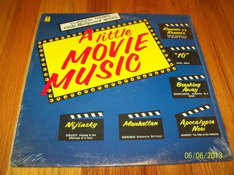 A LITTLE MOVIE MUSIC LP CLASSICAL THEMES FROM HOLLYWOOD MOVIES BRAND NEW SEALED - Изображение 1 из 1