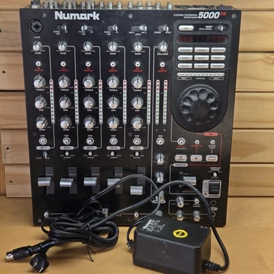 ОБЯЗАТЕЛЬНО ПРОЧИТАЙТЕ DJ-микшер Numark 5000 FX, включая шнур питания, РАБОТАЕТ, СМОТРИТЕ ВИДЕО - Изображение 1 из 4