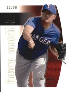 2002 (RANGERS) SP Authentic Limited Gold #126 Travis Hughes FW /50