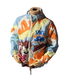 Members Only x Looney Tunes Windbreaker Jacket Space Jam Tune Squad Size Large - Picture 1 of 4