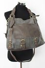 CLARKS Real Suede & Leather Large Shoulder Bag with Buckle Detail - Great Cond