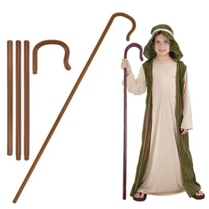 Pastori Asta Truffatore Gioco Natività Bambini Natale Vestito Fantasia Costume Prop - Foto 1 di 7