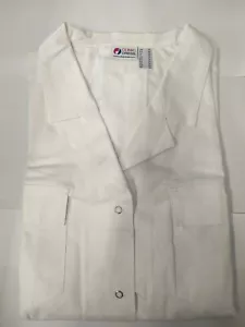 Clinic Dress Damen Kasack 1/2 Arm, 2 Brusttaschen, weiss Größe DE 50 NEU - Bild 1 von 4