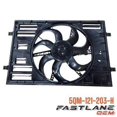 VOLKSWAGEN GOLF 2015-2019 MONTAJE VENTILADOR RADIADOR NUEVO FABRICANTE DE EQUIPOS ORIGINALES 5QM-121-203-H Foto 1 de 4