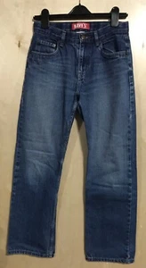 kids Levi’s #514 slim straight leg red tag blue jeans size 16 - Picture 1 of 11