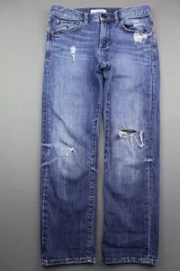 Women's 2015 Banana Republic Denim Jeans Cropped Distressed Size 25S (29x25) - Picture 1 of 7