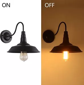 2 Pack Black Wall Light Modern Living Room Sconce Lamp Fixture Hallway Porch Bar - Picture 1 of 24