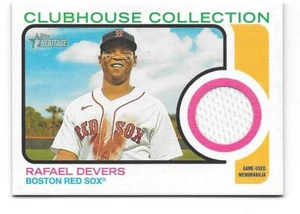 Reliquia de la colección Topps Heritage RAFAEL DEVERS 2022 - RED SOX - #CCR-RD - Imagen 1 de 1