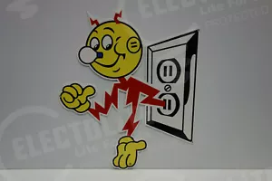 Reddy Kilowatt Power Light Bulb Electric RECEPTICAL SIGN GREAT ELECTRICIAN GIFT - Picture 1 of 3
