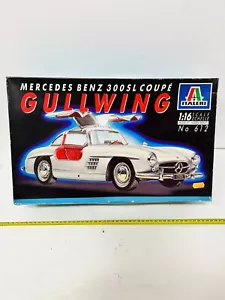 GULLWING MERCEDES 300SL COUPE’ KIT DI MONTAGGIO ITALERI 1:16 COD 612 RARE!!! - Foto 1 di 7