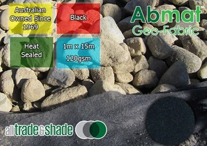 Geo textile/Geo-Fabric/Bidum landscaping drainage fabric 1M x 15M Dark Grey - Picture 1 of 3