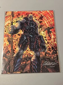 BAM Geek Box Justice League Darkseid Fan Art Print By Michael Calero 1184/2500 - Picture 1 of 3