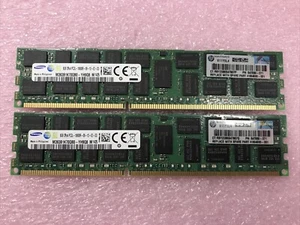 Samsung 16GB Kit 2x8GB 2Rx4 PC3L-10600R-09-12-E2-D3 Ram M393B1K70QB0-YH9Q8 - Picture 1 of 6