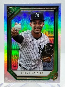 DEIVI GARCIA RC 2021 Topps Gallery #178 lámina verde novato/125 - Imagen 1 de 2