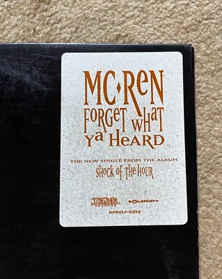 MC Ren - Forget What Ya Heard / Mayday On The Front Line -  N.W.A - Eazy-E - Bild 1 von 4