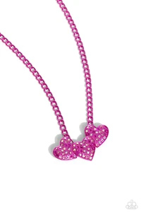 Paparazzi Low Key Lovestruck NL & Lovestruck Lineup Pink Armband Set Neu mit Etikett - Bild 1 von 2