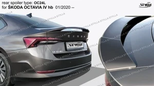 SPOILER REAR TRUNK BOOT TAILGATE SKODA OCTAVIA MKIV MK4 IV 4 WING ACCESSORIES - Picture 1 of 6