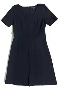 Women's Brooks Brothers Navy Blue Sz 12 Sheath Dress Fully Lined Career Work - Picture 1 of 6