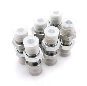 Lot of 6 Brennan Bi 2700-LN-08-08 Male JIC Bulkhead With Nut 1/2" - Picture 1 of 4