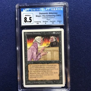 MTG Unlimited Demonic Attorney CGC 8.5 NM/Mint+ (9.5 corners, 9 edges) 1993 - Picture 1 of 2