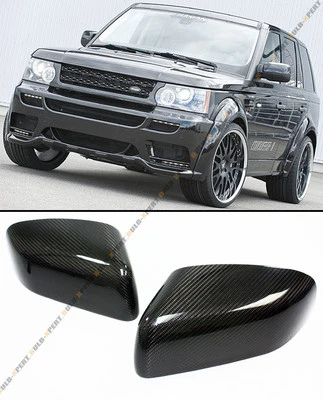 ДЛЯ 10-13 LAND RANGE ROVER ЧЕРНЫЕ КРЫШКИ БОКОВЫХ ЗЕРКАЛ ИЗ УГЛЕРОДНОГО ВОЛОКНА НАКЛАДНАЯ ПАРА - Изображение 1 из 3