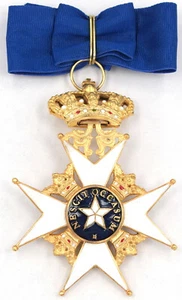 ROYAL ORDER OF POLAR STAR COMMANDER CROSS SWEDEN HIGH QUALITY MODERN REPLICA - Picture 1 of 4