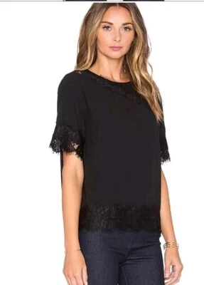 Whitney Eve M новый с Ярлыками черный шелковистый 'топаз' блузка - Изображение 1 из 4