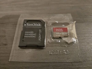 SanDisk Extreme 128GB microSDXC UHS-I/U3 Micro SD Card with Adapter - Picture 1 of 1