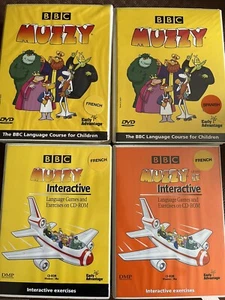 MUZZY BBC French & Spanish Language Courses + Interactive French Levels 1 & 2 - Picture 1 of 9