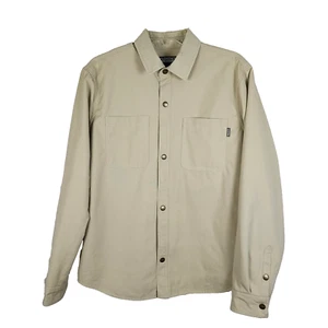 Florence Marine X Men's Small Wind Pro Utility Shirt Jacket Khaki Brown Read - Picture 1 of 17