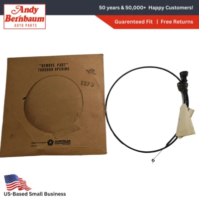 1965-1969 Dodge Plymouth Belvedere Coronet Fresh Air Vent Cable 2661990 NOS - Image 1 of 4