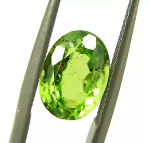 3.00 CT Natürlich Grün Peridot Lose Edelstein Stein Oval Schliff Stein - 1187 - Bild 1 von 2