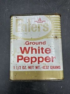 Vintage Ehlers latta di pepe bianco macinato, 1 1/2 oz. - Foto 1 di 6