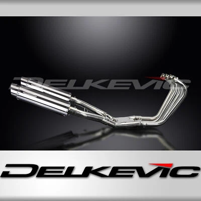 Silenciadores redondos de acero inoxidable Yamaha FJ1200 1TX 1986-1988 escape completo 4-2 14" Foto 1 de 4