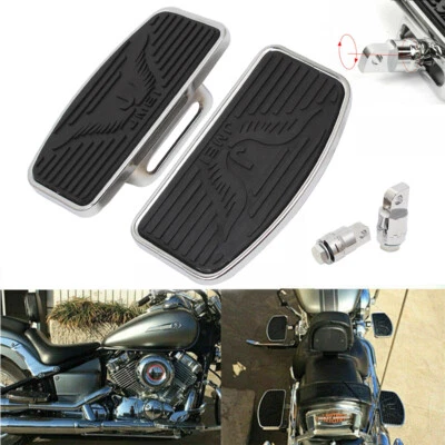 Pedales estribos de piso delantero trasero para Harley Sportster XL883 XL1200 Dyna Foto 1 de 4